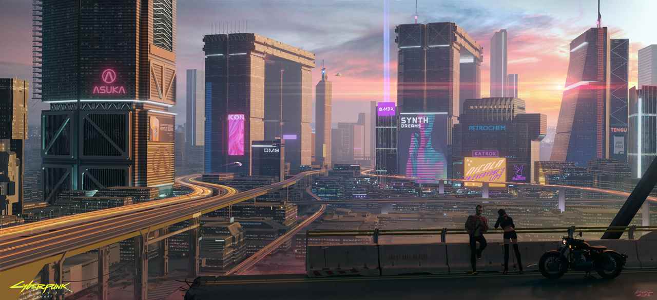 赛博朋克2077游戏Cyberpunk 2077城市场景壁纸